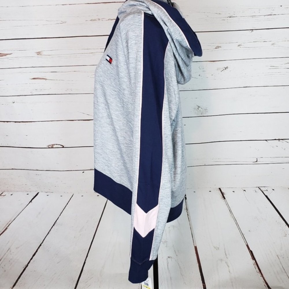Tommy Hilfiger Sport Raglan-Sleeve Colorblock Hoodie - Picture 7 of 9